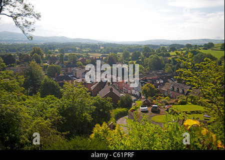 Le village gallois de Montgomery. 7626 SCO Banque D'Images