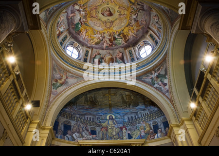 La basilique de Santa Pudenziana, Rome, Italie. Banque D'Images