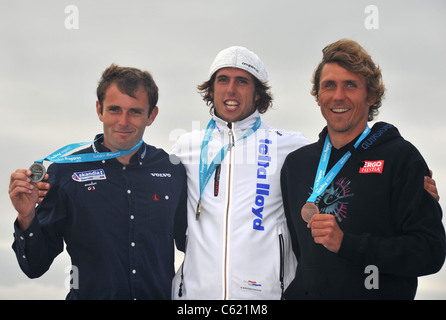 UK, Olympic Test Event, Weymouth and Portland National Sailing Academy. Banque D'Images