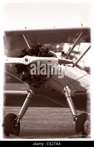 Avion historique Old Buckenham ainsi que à Air Show, Norfolk, UK Banque D'Images