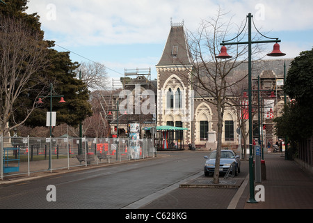 Musée de Canterbury en réparation après le tremblement de terre de février 2011 Banque D'Images