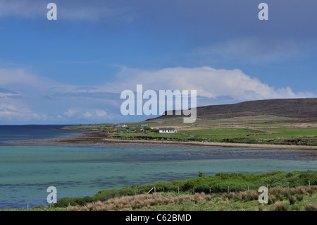 Baie de Quoys, à l'île de Hoy, Orcades, en Écosse. Banque D'Images