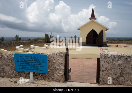Chapelle Catholique d'Alto Vista, Noord, Aruba, Antilles néerlandaises Banque D'Images