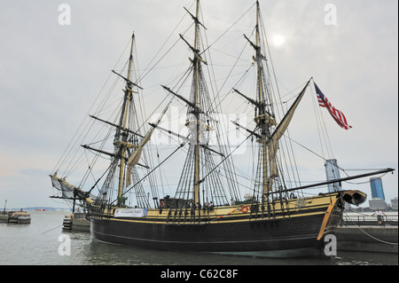 Une réplique de l 'amitié' de Salem, un navire marchand construit en 1797 à Salem, Mass., appartient à la U.S. National Park Service Banque D'Images