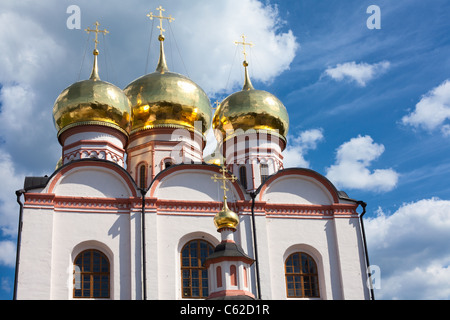 Le monastère d'Iveron. Fédération de Valdaisky Iversky Svyatoozersky Bogoroditsky monastère en ville Valday, Russie Banque D'Images