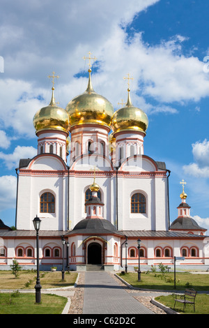 Le monastère d'Iveron. Fédération de Valdaisky Iversky Svyatoozersky Bogoroditsky monastère en ville Valday, Russie Banque D'Images