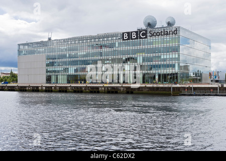 BBC Scotland Studios sur les rives de la Clyde, Glasgow, Écosse, Royaume-Uni Banque D'Images