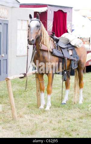 Une reconstitution et les simulacres de Tombstone village Banque D'Images