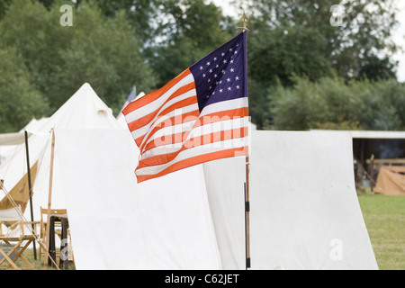 American Flag flying Banque D'Images