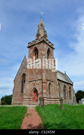 Église de Saint John. Skirwith, Cumbria, Angleterre, Royaume-Uni, Europe. Banque D'Images