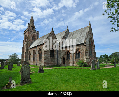 Église de Saint John. Skirwith, Cumbria, Angleterre, Royaume-Uni, Europe. Banque D'Images