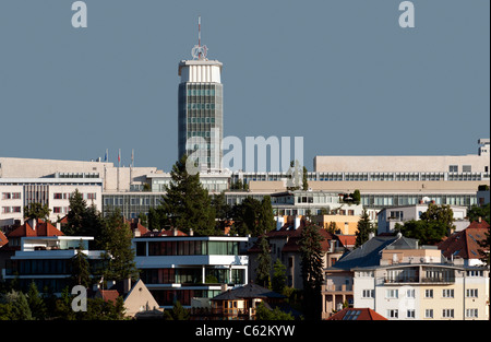 Prague - immeuble de bureaux et résidentiel Banque D'Images