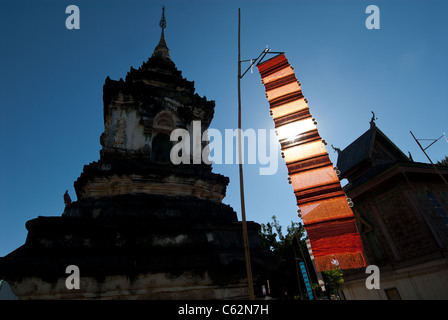 Wat Hua Khuang. Nan. Le nord de la Thaïlande. Banque D'Images