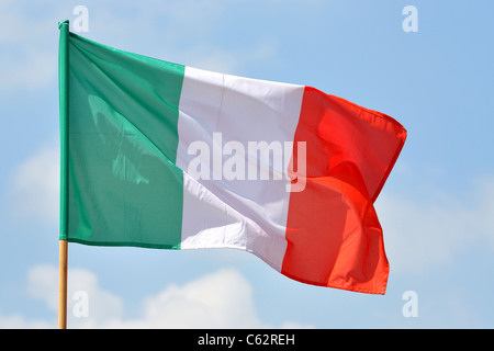 Drapeau italien Banque D'Images
