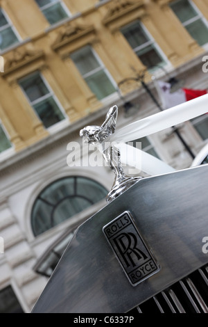 De rares Rolls Royce Phantom V1 Voiture de mariage Landaulette, vu ici à Whitehall Court à Londres. Banque D'Images