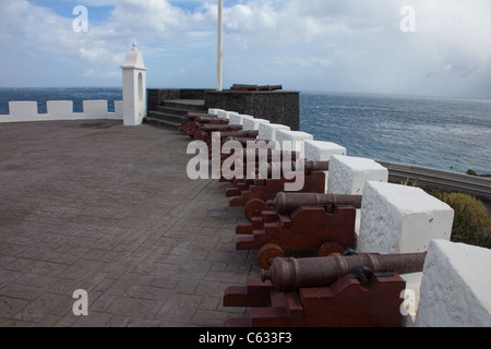 La forteresse Castillo de Santa Catalina, Santa Cruz, la palma, Canary Islands, Spain, Europe Banque D'Images