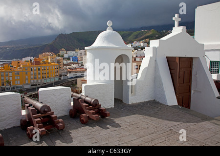 La forteresse Castillo de Santa Catalina, Santa Cruz, la palma, Canary Islands, Spain, Europe Banque D'Images