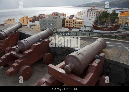 La forteresse Castillo de Santa Catalina, Santa Cruz, la palma, Canary Islands, Spain, Europe Banque D'Images