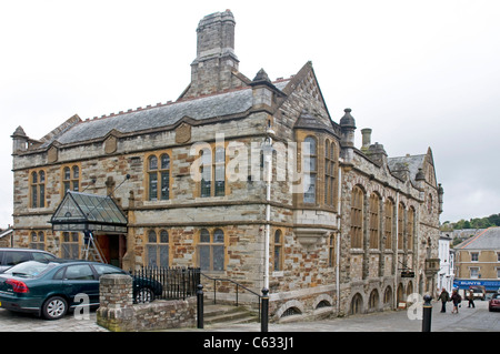 Beau bâtiment ancien dans le centre-ville de Bodmin. Banque D'Images