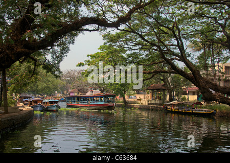 Port pour le terminus sud de l'Inde Kerala Alappuzha Banque D'Images