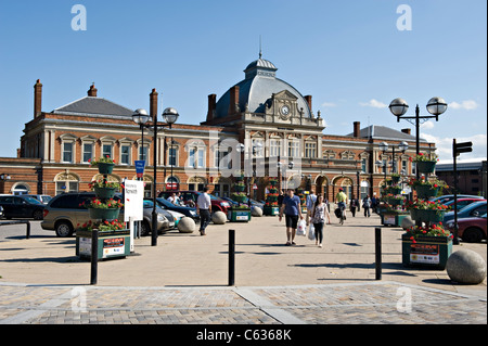 La gare de Norwich, UK Banque D'Images