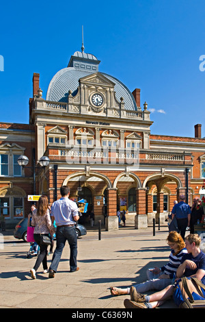 La gare de Norwich, UK Banque D'Images