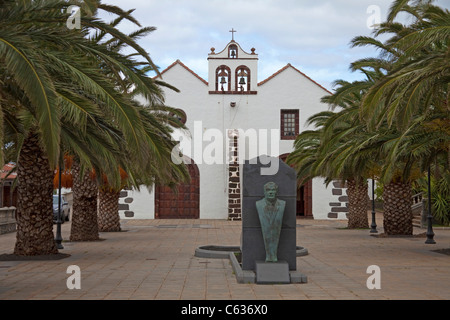 Église iglesia nuestra señora de la luz, Santo Domingo de garafia, la palma, Canary Islands, Spain, Europe Banque D'Images