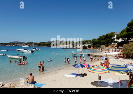 Plage de Puerto Portals , Majorque, Espagne Banque D'Images