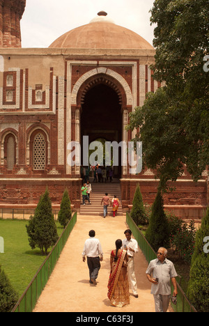 Le complexe de Qutb, Delhi, Inde. Banque D'Images