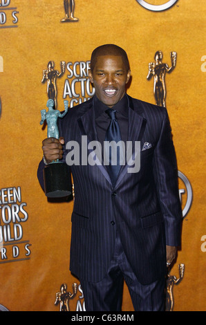 Jamie Foxx dans la salle de presse pour 11e Conférence annuelle des Screen Actors Guild (SAG) Awards, Shrine Auditorium, Los Angeles, CA, 05 février Banque D'Images