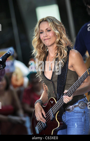 Sheryl Crow Sheryl Crow sur scène pour NBC Today Show du concert, le Centre Rockefeller Plaza, New York, NY, 01 août 2008. Photo par : Kristin Callahan/Everett Collection Banque D'Images