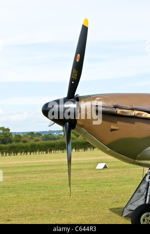 Hélice de WW2 Hawker Hurricane Banque D'Images