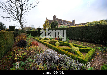 Boîte de nain de trésorerie à Cothay Manor près de Wellington, Somerset UK Banque D'Images