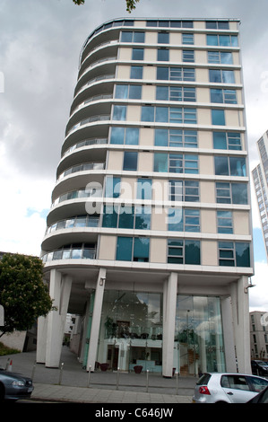 1950-51 Apartments Winchester Road, London NW3, appartements haut de gamme près de Swiss Cottage et St John's Wood. Banque D'Images