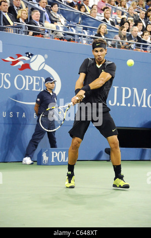 Rafael Nadal au tournoi de tennis US Open 2010 - MAR, l'USTA Billie Jean King National Tennis Center, le rinçage, NY Banque D'Images