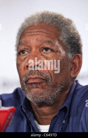 Morgan Freeman à la conférence de presse pour Edison en première mondiale au Festival du Film de Toronto, Sutton Place Hotel, Toronto, Ontario, septembre Banque D'Images