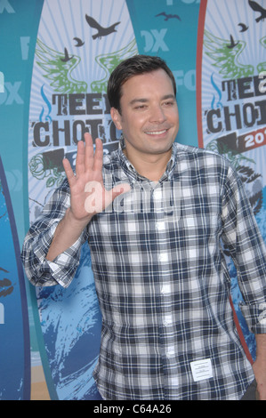 Jimmy Fallon aux arrivées de Teen Choice Awards 2010 - Arrivées, Gibson Amphitheatre, Los Angeles, CA 8 août 2010. Photo par : Banque D'Images