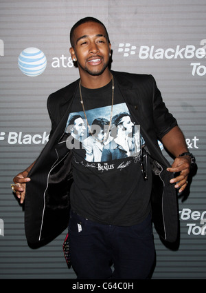 Omarion aux arrivées pour BlackBerry Torch Fête de lancement, le Musée de l'architecture et du Design, Los Angeles, CA 11 août 2010. Photo par : Adam Orchon/Everett Collection Banque D'Images