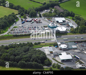 Forton Services sur la M6, près de Lancaster, North West England Banque D'Images