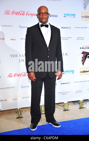 Samuel L. Jackson aux arrivées de Gala bleu pour Spelman College, l'hôtel Plaza, New York, NY Le 4 octobre 2010. Photo par : Gregorio T. Binuya/Everett Collection Banque D'Images