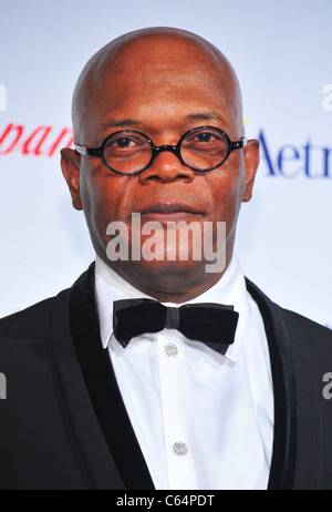 Samuel L. Jackson aux arrivées de Gala bleu pour Spelman College, l'hôtel Plaza, New York, NY Le 4 octobre 2010. Photo par : Gregorio T. Binuya/Everett Collection Banque D'Images