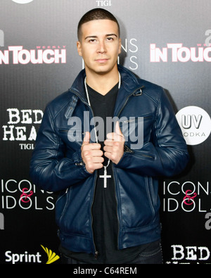 Vinny Guadagnino aux arrivées en contact pour l'hebdomadaire Icônes & idoles Célébration annuelle, Bar Marmont, Los Angeles, CA Septembre 12, Banque D'Images