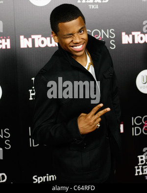 Tristan Wilds aux arrivées en contact pour l'hebdomadaire Icônes & idoles Célébration annuelle, Bar Marmont, Los Angeles, CA Septembre 12, 2010. Photo par : Craig Bennett/Everett Collection Banque D'Images