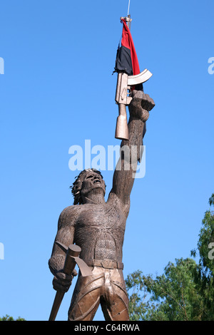 Le soldat inconnu monument aux héros de la révolution sur l'Avenida Bolivar. Managua, Nicaragua, Amérique Centrale Banque D'Images