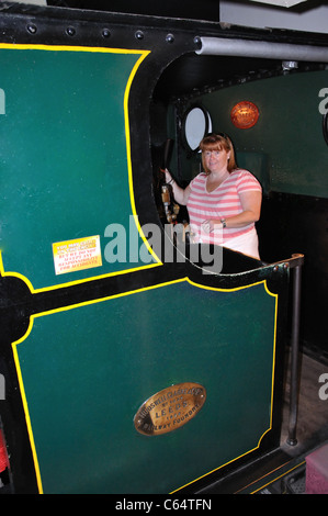 Train à vapeur Bygones Victorian Museum, Fore Street, St Marychurch, Torquay, Devon, Angleterre, Royaume-Uni Banque D'Images