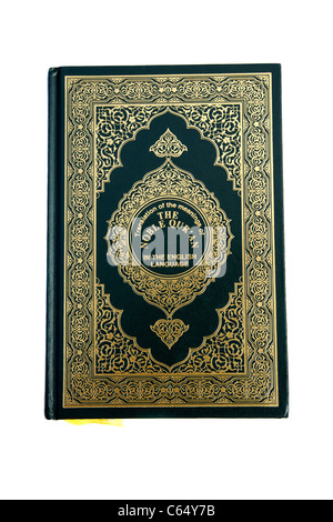 Noble Coran coran traduit english version Banque D'Images