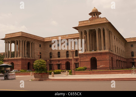 Ministère des affaires étrangères, Coronation Park, New Delhi, Inde. Banque D'Images