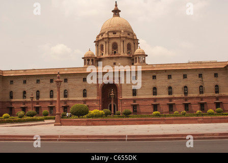 Ministère des affaires étrangères, Coronation Park, New Delhi, Inde. Banque D'Images