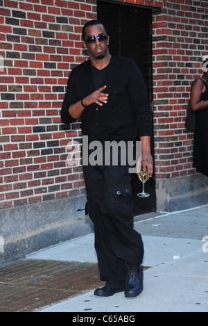 Sean "P Diddy" Combs au talk show de comparution dans le Late Show with David Letterman - MON, Ed Sullivan Theater, New York, NY Le 21 juin 2010. Photo par : Gregorio T. Binuya/Everett Collection Banque D'Images