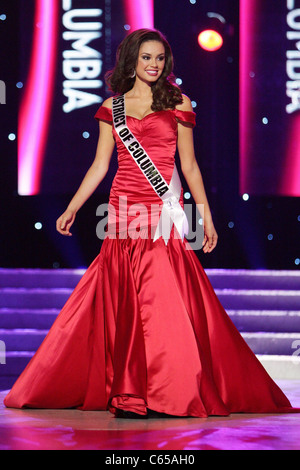 Mlle District de Columbia USA, Heather Swann aussi présents pour Miss USA 2011 Compétition préliminaire, le Planet Hollywood Resort & Banque D'Images